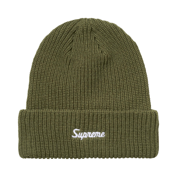 Supreme Loose Gauge Beanie 'Olive'