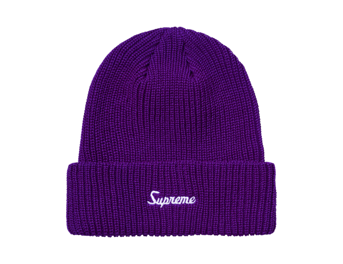 Supreme Loose Gauge Beanie 'Purple'