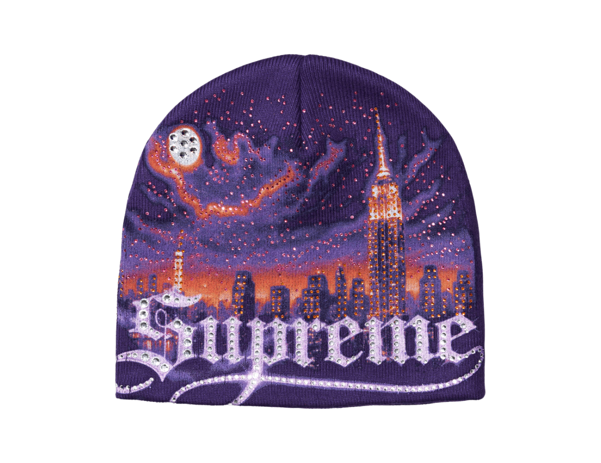 Supreme Cityscape Beanie 'Purple'