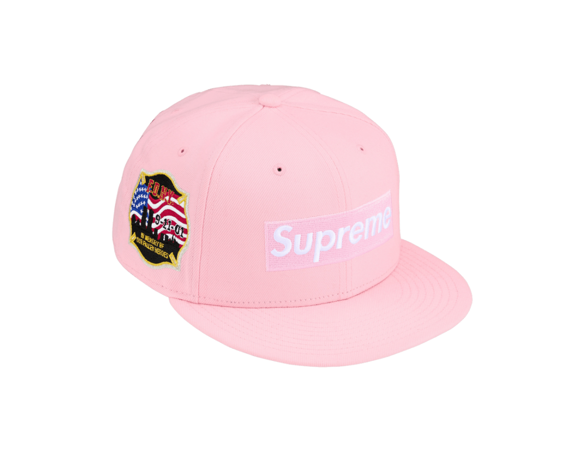 Supreme x Fdny Box Logo New Era 'Pink'