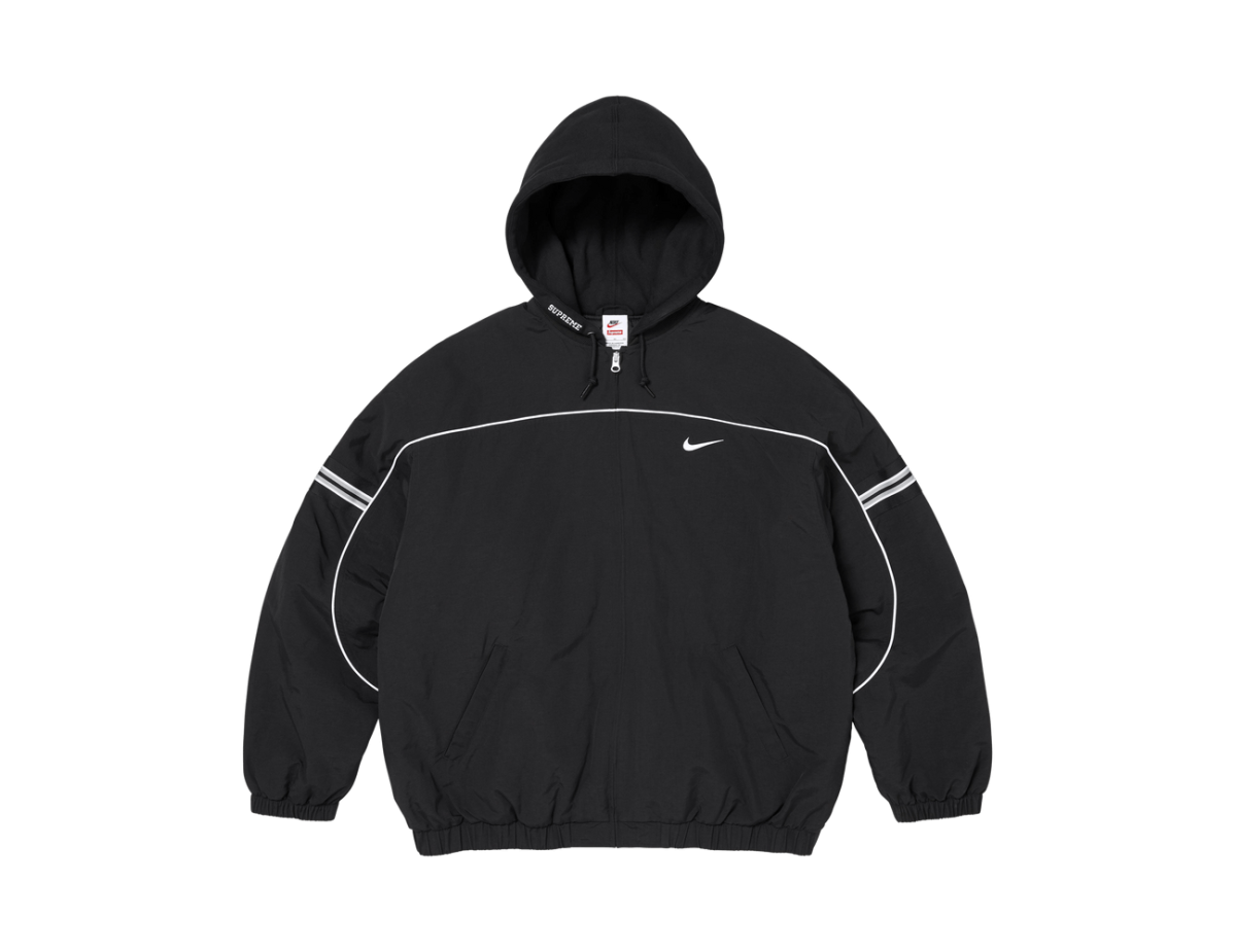 Supreme x Nike Nylon Hooded Jacket 'Black'