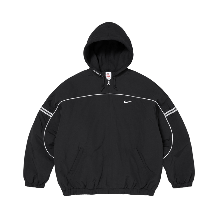 Supreme x Nike Nylon Hooded Jacket 'Black' Supreme x Nike Nylon Hooded Jacket 'Black'