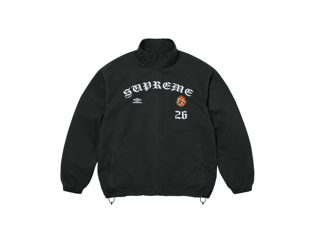 Supreme x Umbro Cotton Ripstop Track Jacket 'Black'