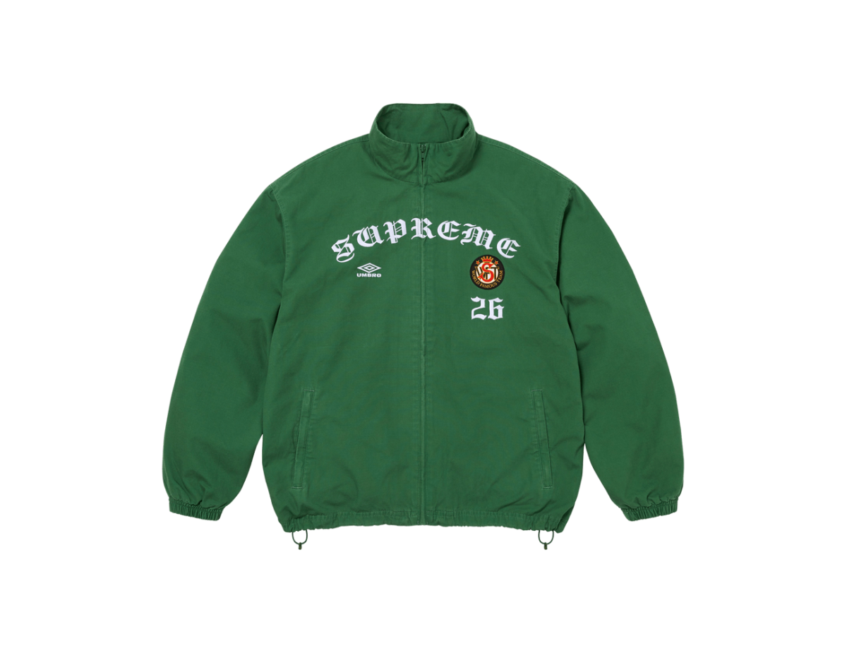 Supreme x Umbro Cotton Ripstop Track Jacket 'Green'