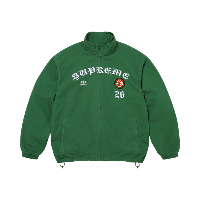Supreme x Umbro Cotton Ripstop Track Jacket 'Green' Supreme x Umbro Cotton Ripstop Track Jacket 'Green'