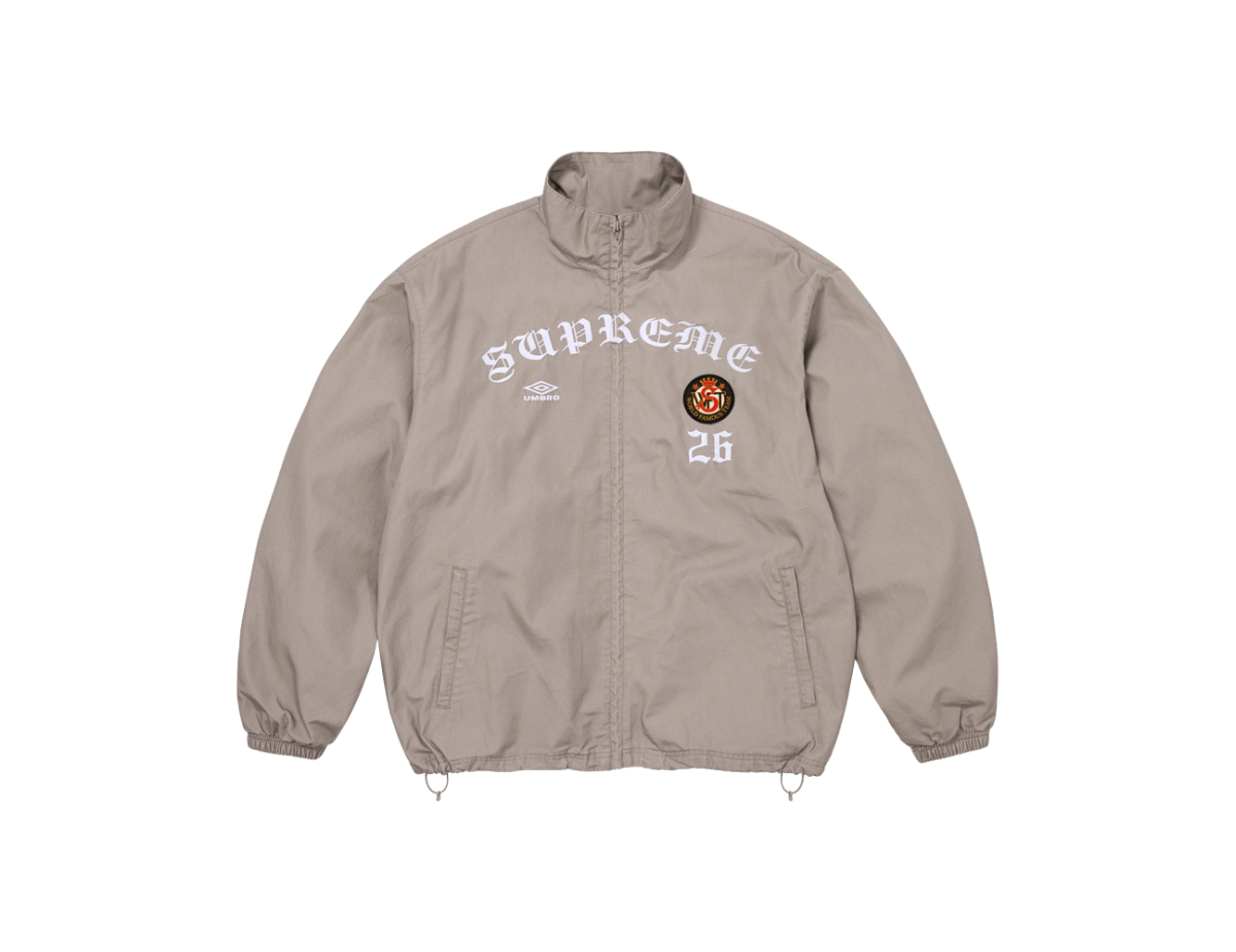 Supreme x Umbro Cotton Ripstop Track Jacket 'Grey'