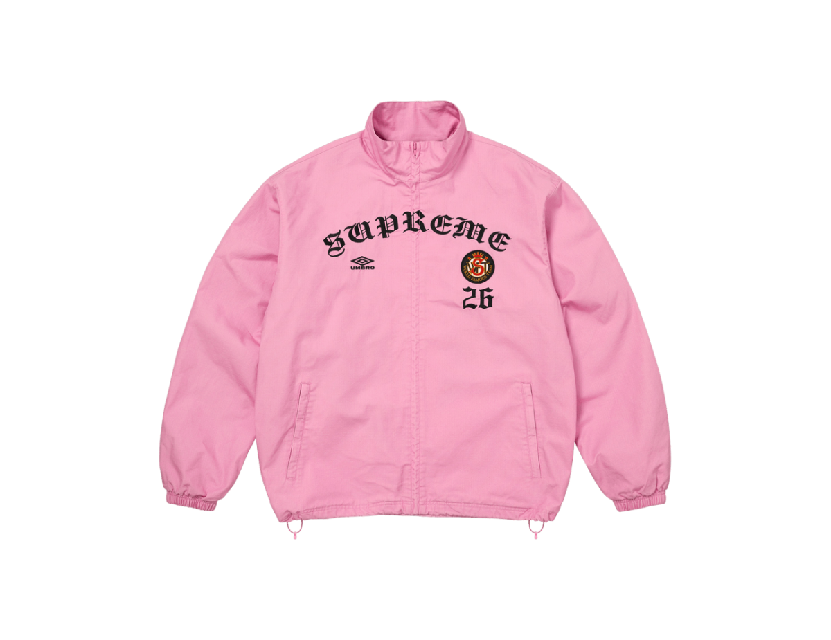 Supreme x Umbro Cotton Ripstop Track Jacket 'Pink'