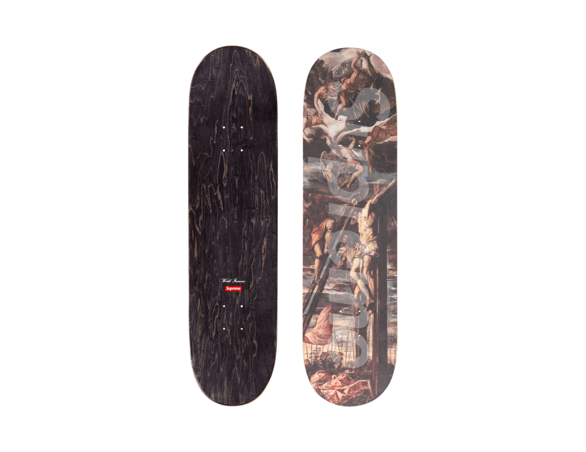Supreme Crucifixion Skateboard 'Multicolor 8.25" x 32"'
