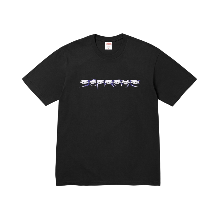 Supreme Skulls Spellout Tee 'Black' Supreme Skulls Spellout Tee 'Black'