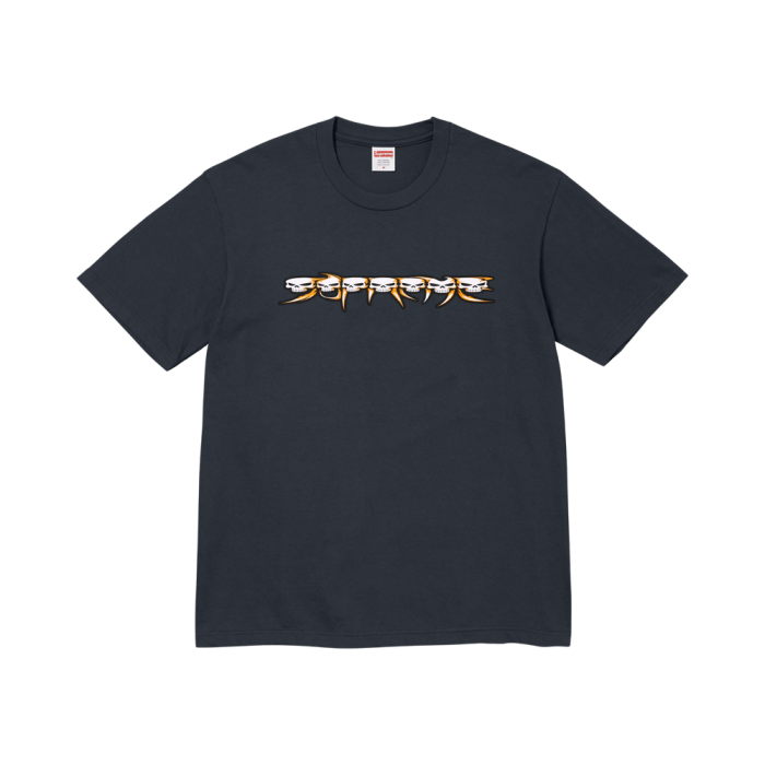 Supreme Skulls Spellout Tee 'Navy' Supreme Skulls Spellout Tee 'Navy'