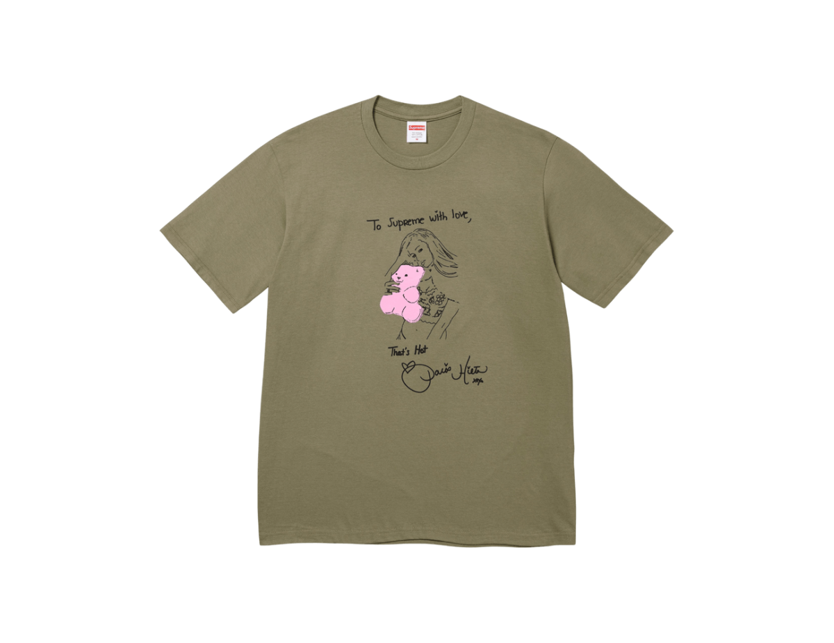 Supreme Paris Tee 'Light Olive'