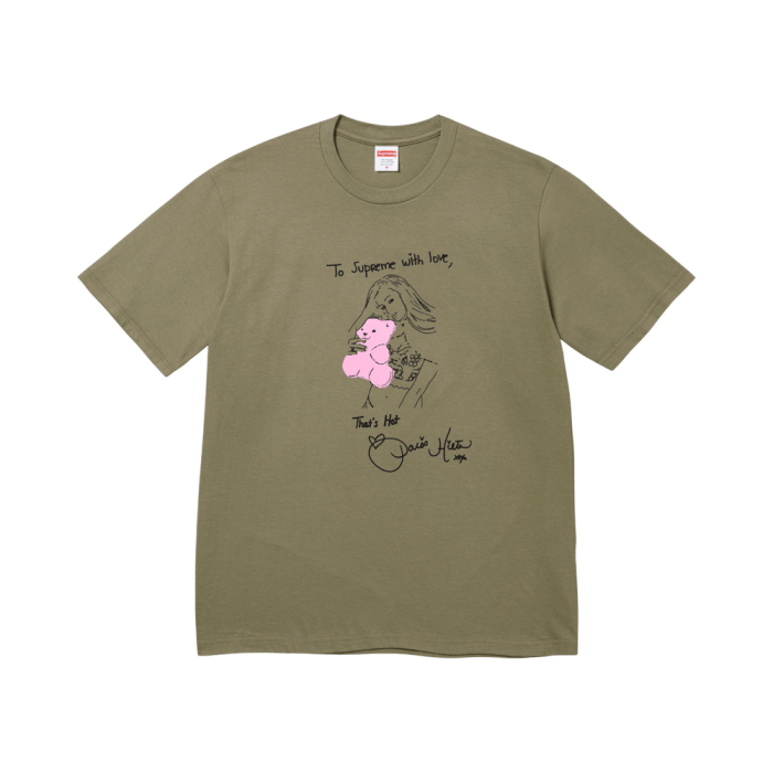 Supreme Paris Tee 'Light Olive'