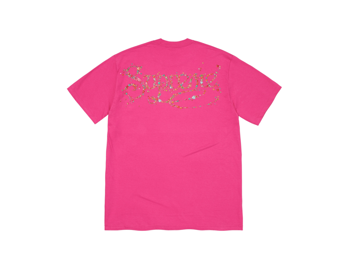 Supreme Gems Tee 'Fuchsia'
