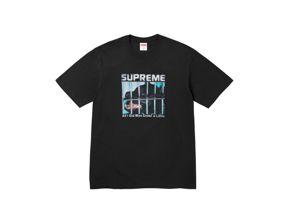 Supreme Growl Tee 'Black'