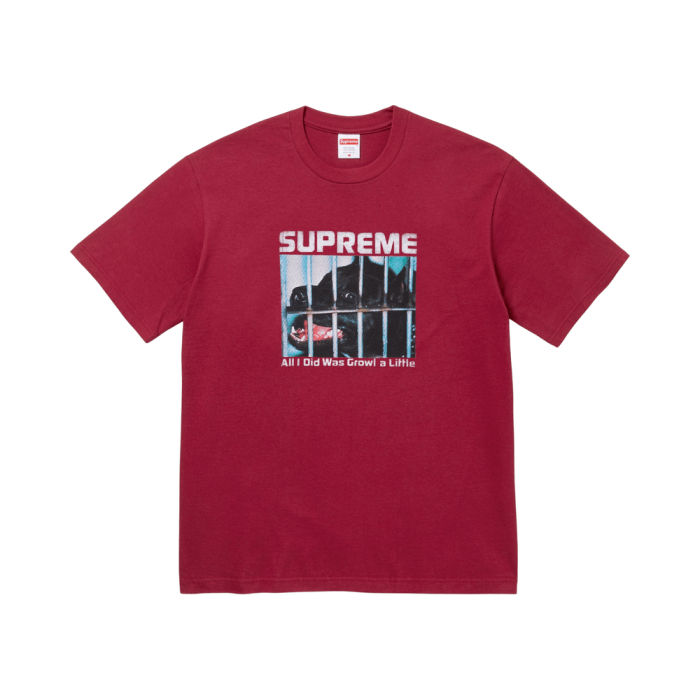 Supreme Growl Tee 'Cardinal'