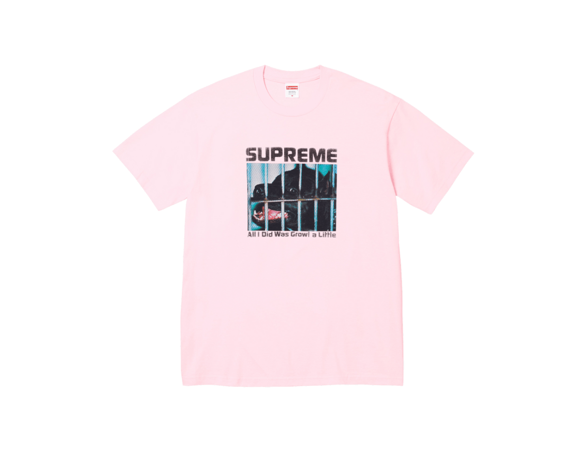 Supreme Growl Tee 'Light Pink' Supreme Growl Tee 'Light Pink'