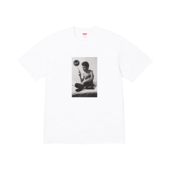 Supreme x Larry Clark Gun Tee 'White' Supreme x Larry Clark Gun Tee 'White'