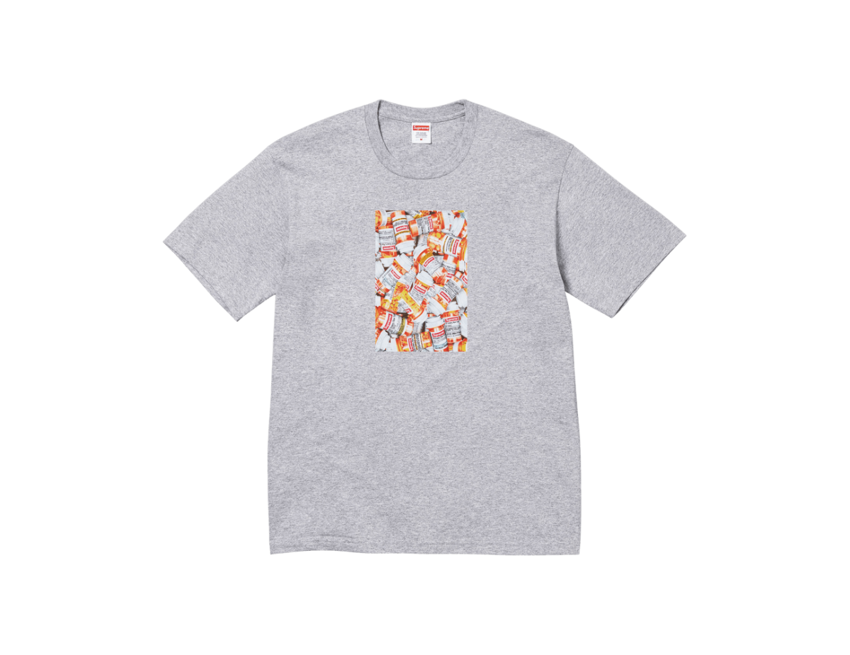 Supreme Pills Tee 'Heather Grey' Supreme Pills Tee 'Heather Grey'