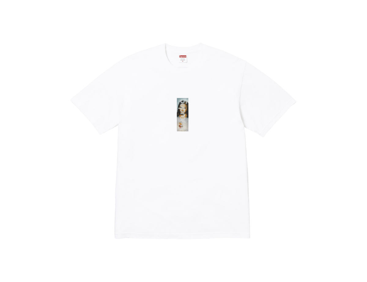 Supreme Prayer Card Box Logo Tee 'White'