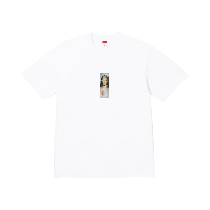 Supreme Prayer Card Box Logo Tee 'White' Supreme Prayer Card Box Logo Tee 'White'