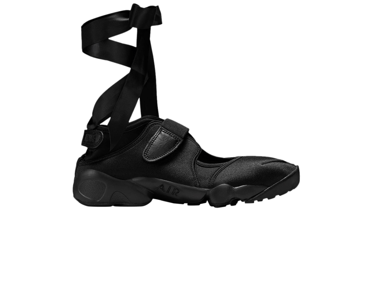 Nike Air Rift Triple Black Satin (Women's) Nike Air Rift Triple Black Satin (Women's)