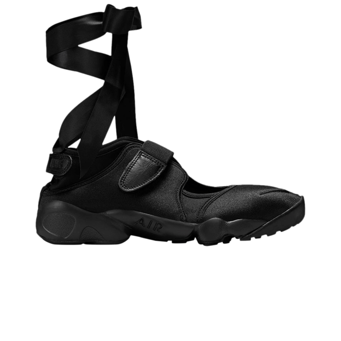 Nike Air Rift Triple Black Satin (Women's)
