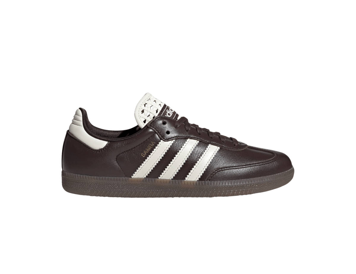 adidas Samba OG Basketweave Tongue Aurora Coffee Off White (Women's) adidas Samba OG Basketweave Tongue Aurora Coffee Off White (Women's)