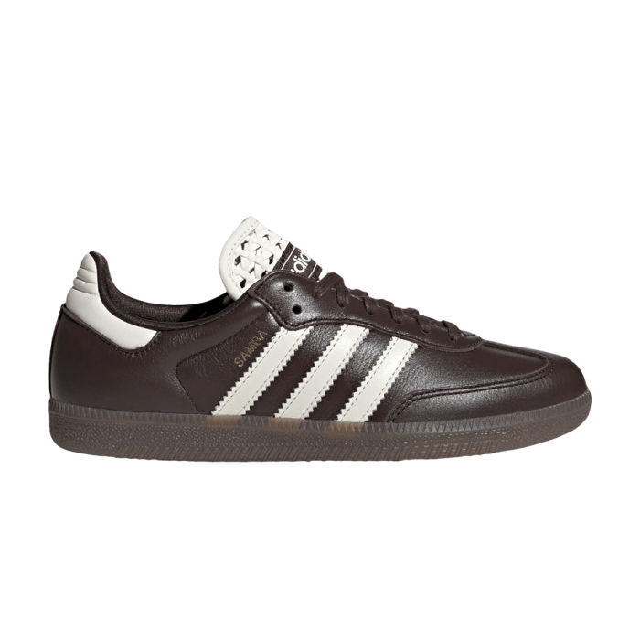 adidas Samba OG Basketweave Tongue Aurora Coffee Off White (Women's)