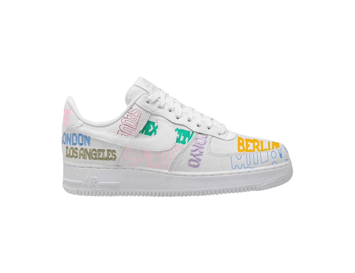 Nike Air Force 1 Low World Tour White Nike Air Force 1 Low World Tour White