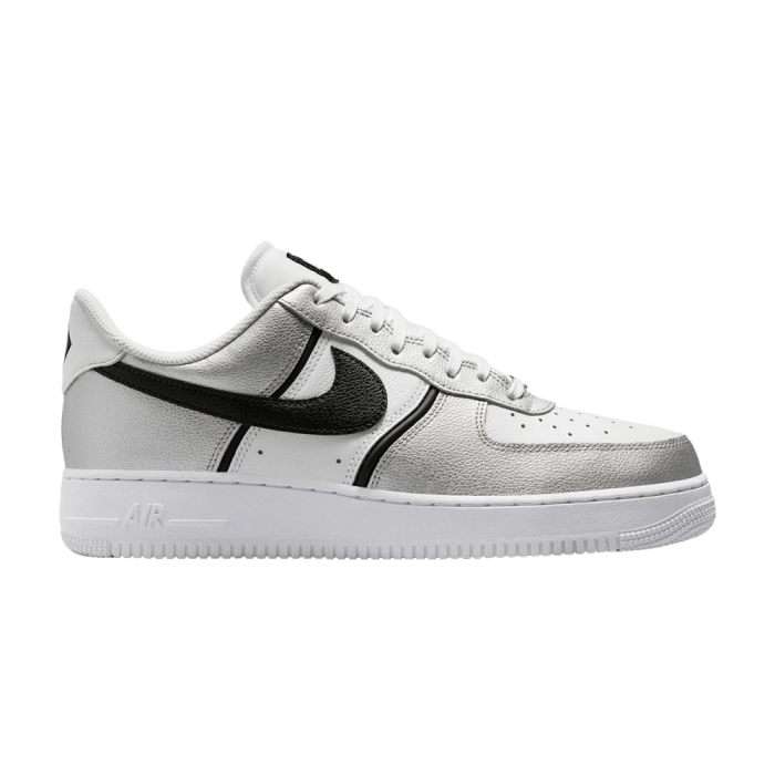 Nike Air Force 1 Low '07 LV8 Metallic Silver White Black Nike Air Force 1 Low '07 LV8 Metallic Silver White Black