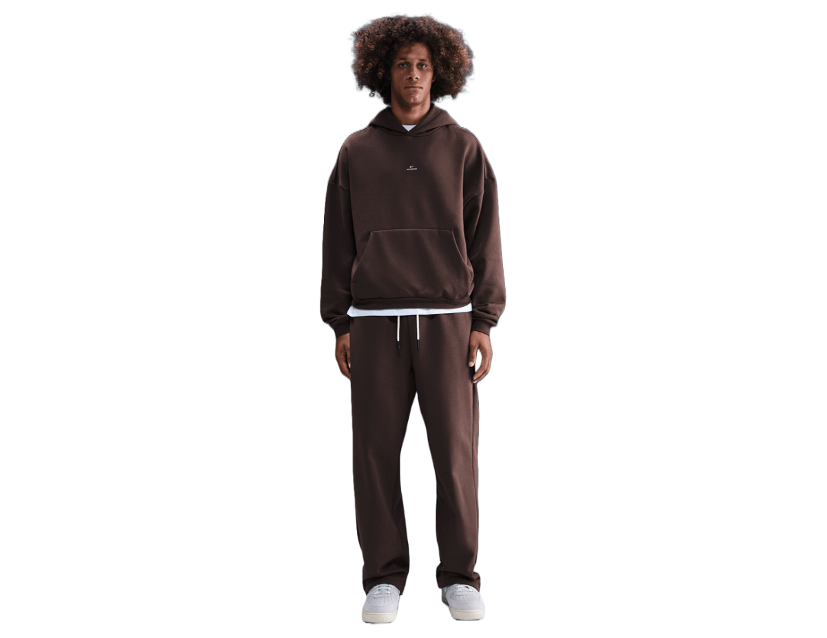 Nike Standard Issue Brushed Pullover Hoodie Baroque Brown