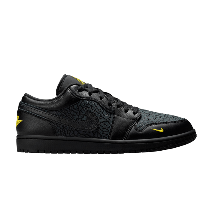 Jordan 1 Low Black Elephant Print Jordan 1 Low Black Elephant Print