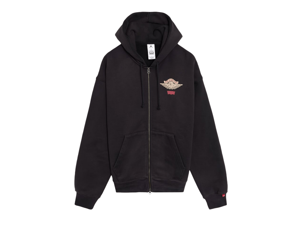 Nike Jordan x Levi's Full Zip Hoodie Black Nike Jordan x Levi's Full Zip Hoodie Black