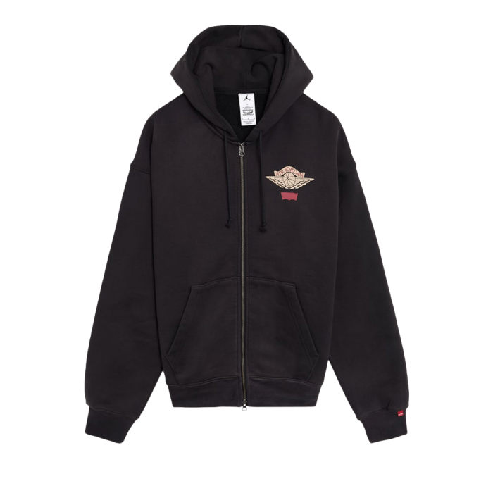 Nike Jordan x Levi's Full Zip Hoodie Black