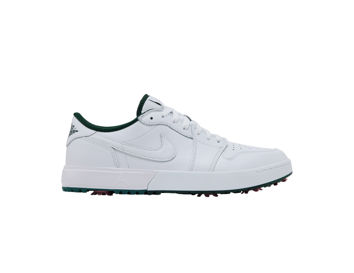 Jordan 1 Low Golf Spiked White Fir Elemental Pink Jordan 1 Low Golf Spiked White Fir Elemental Pink