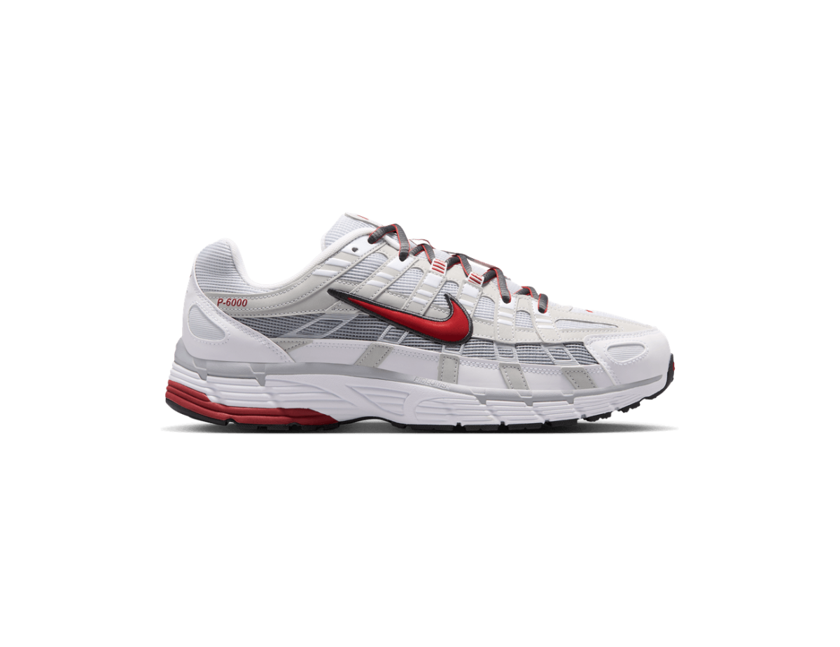 Nike P-6000 White Platinum Red