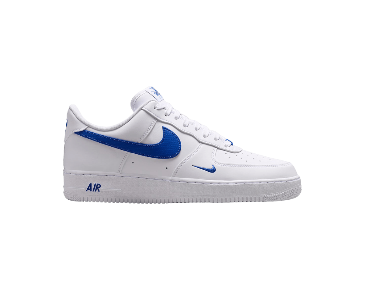 Nike Air Force 1 Low '07 Carbon Fiber Swoosh White Game Royal Nike Air Force 1 Low '07 Carbon Fiber Swoosh White Game Royal
