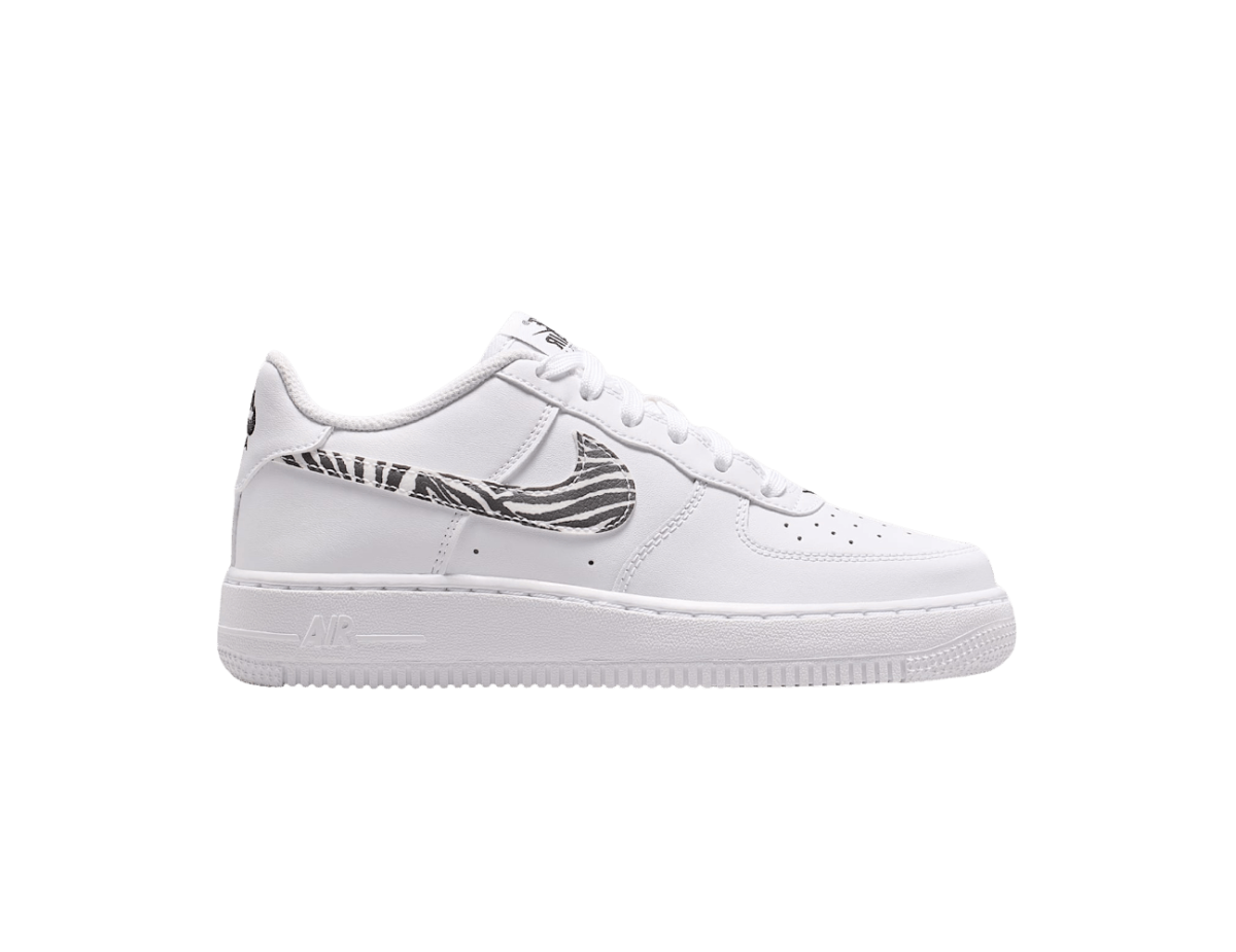 Nike Air Force 1 'GS 'Zebra Swoosh' Nike Air Force 1 'GS 'Zebra Swoosh'