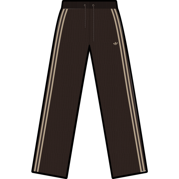 Adidas Crochet Track Pants Aurora Coffee Magic Beige