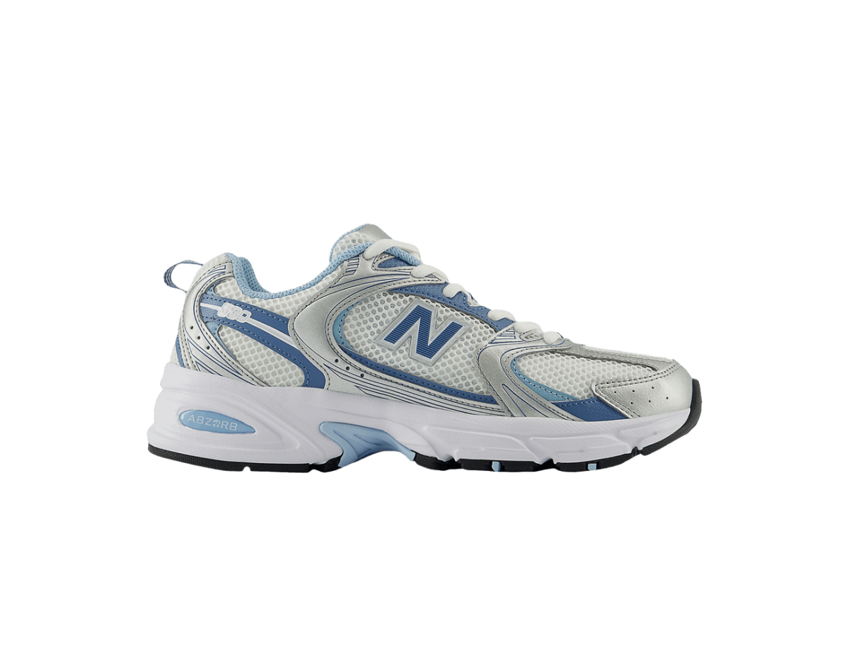 New Balance 530 Silver Metallic Heron Blue