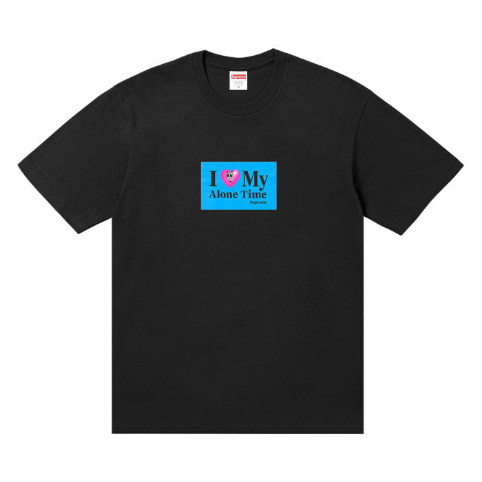 Supreme Alone Time Tee 'Black' Supreme Alone Time Tee 'Black'