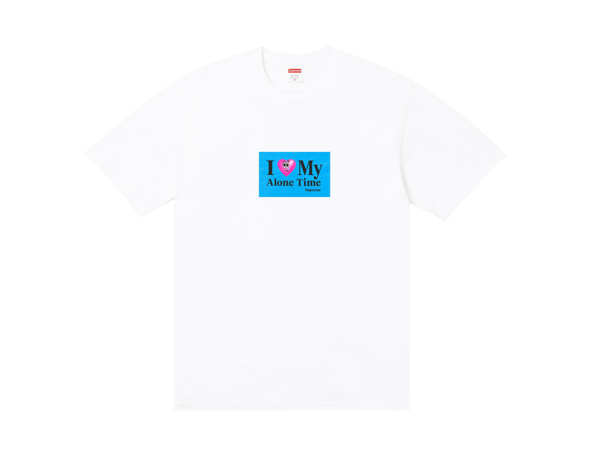Supreme Alone Time Tee 'White' Supreme Alone Time Tee 'White'