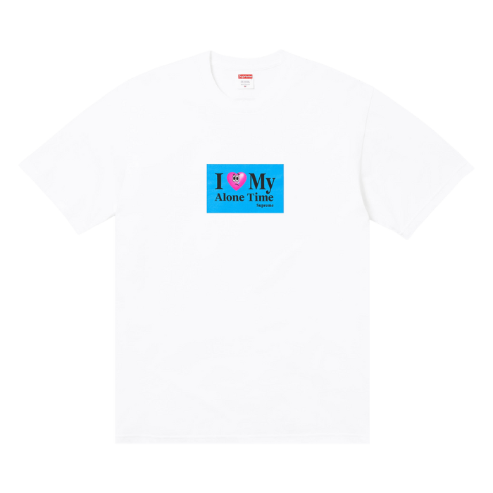 Supreme Alone Time Tee 'White' Supreme Alone Time Tee 'White'
