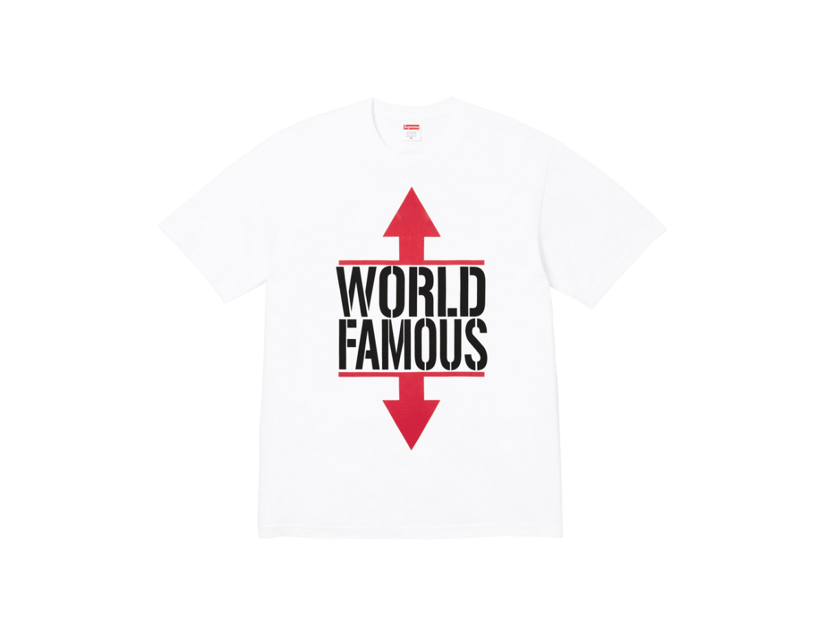 Supreme World Famous Tee 'White' Supreme World Famous Tee 'White'