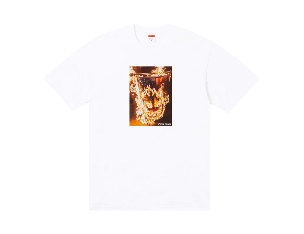Supreme x Spitfire Flag Tee 'White' Supreme x Spitfire Flag Tee 'White'
