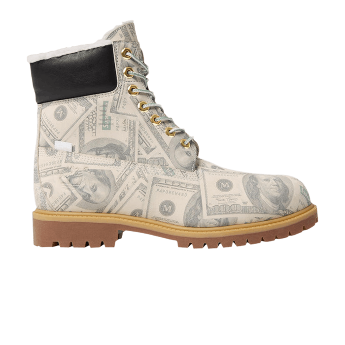 Timberland 6" Premium Waterproof Boot Supreme x MM6 Maison Margiela $100 Bills