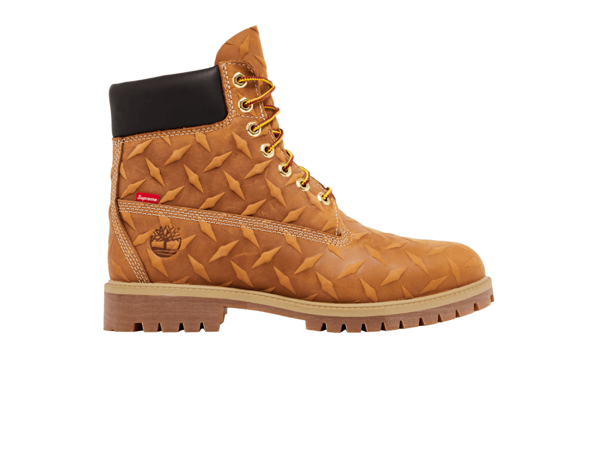Supreme x Timberland 6 Inch Premium Waterproof Boot Embossed Diamond Plate Wheat Supreme x Timberland 6 Inch Premium Waterproof Boot Embossed Diamond Plate Wheat