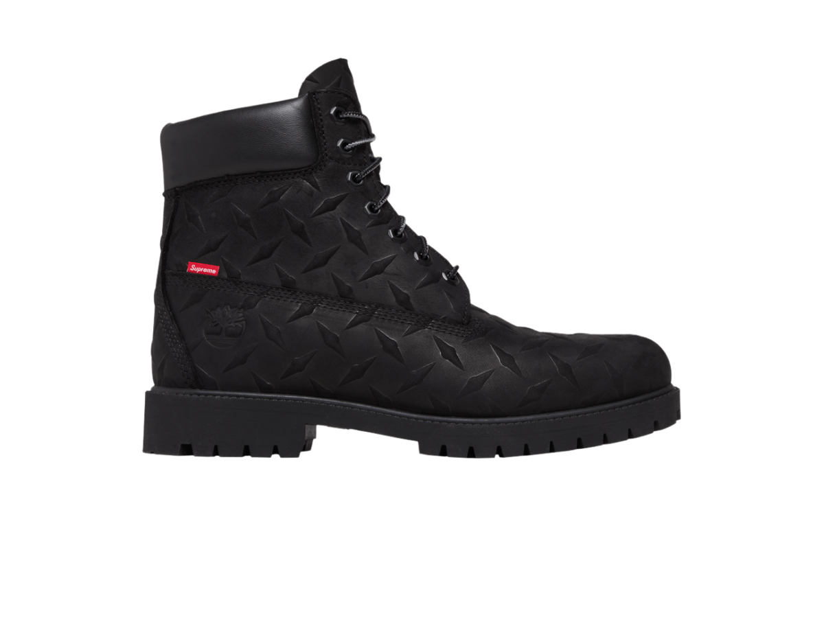 Supreme x Timberland 6 Inch Premium Waterproof Boot Embossed Diamond Plate Black Supreme x Timberland 6 Inch Premium Waterproof Boot Embossed Diamond Plate Black