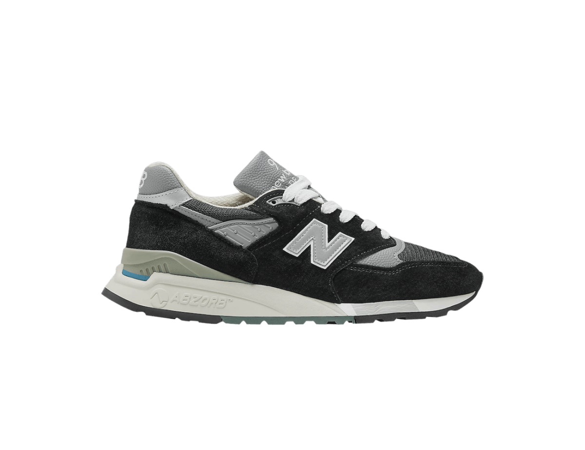 New Balance 998 MiUSA Black Silver