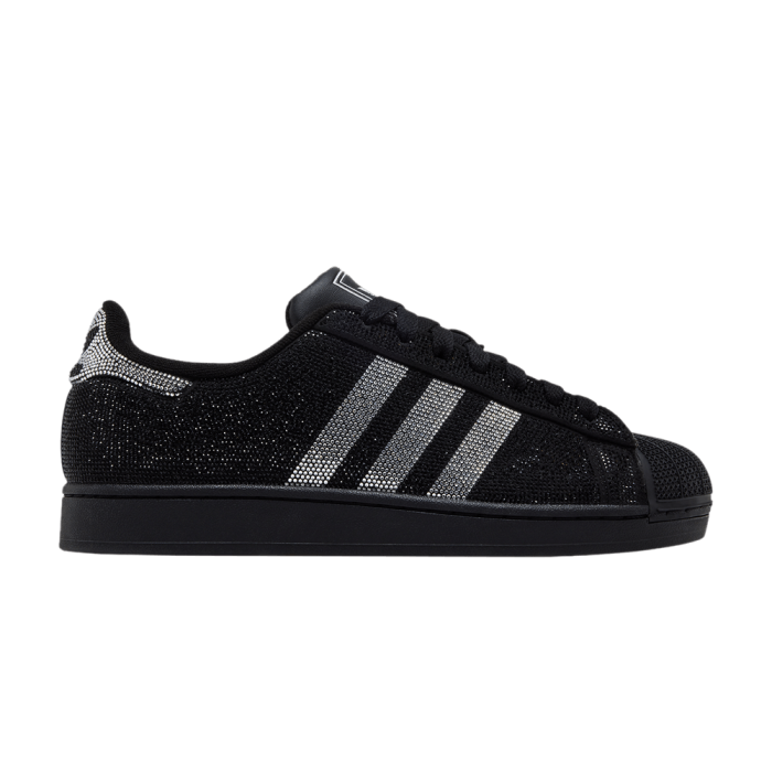 adidas Superstar II Rhinestone Black Silver (Women's) adidas Superstar II Rhinestone Black Silver (Women's)